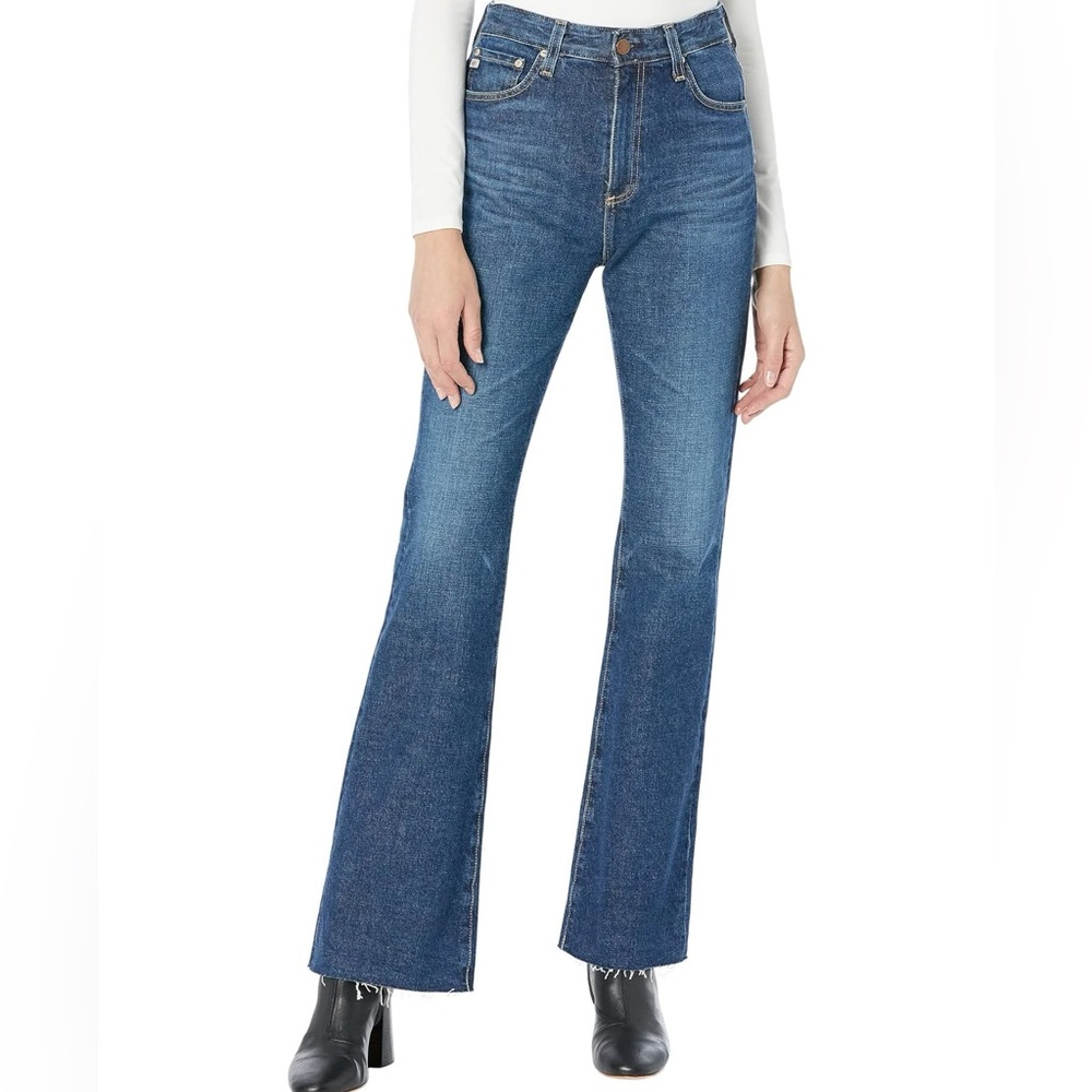 NWT AG Denim Jeans Alexxis Bootcut 360 Contour Raw Hem - 25